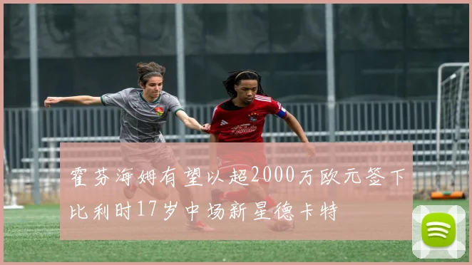 霍芬海姆有望以超2000万欧元签下比利时17岁中场新星德卡特